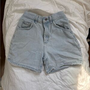 Lee Light Wash High Waist Denim Jean Shorts Size 25